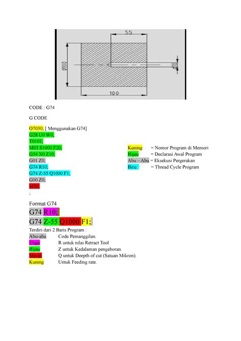 g74 cnc torno|g74 cnc code explained.